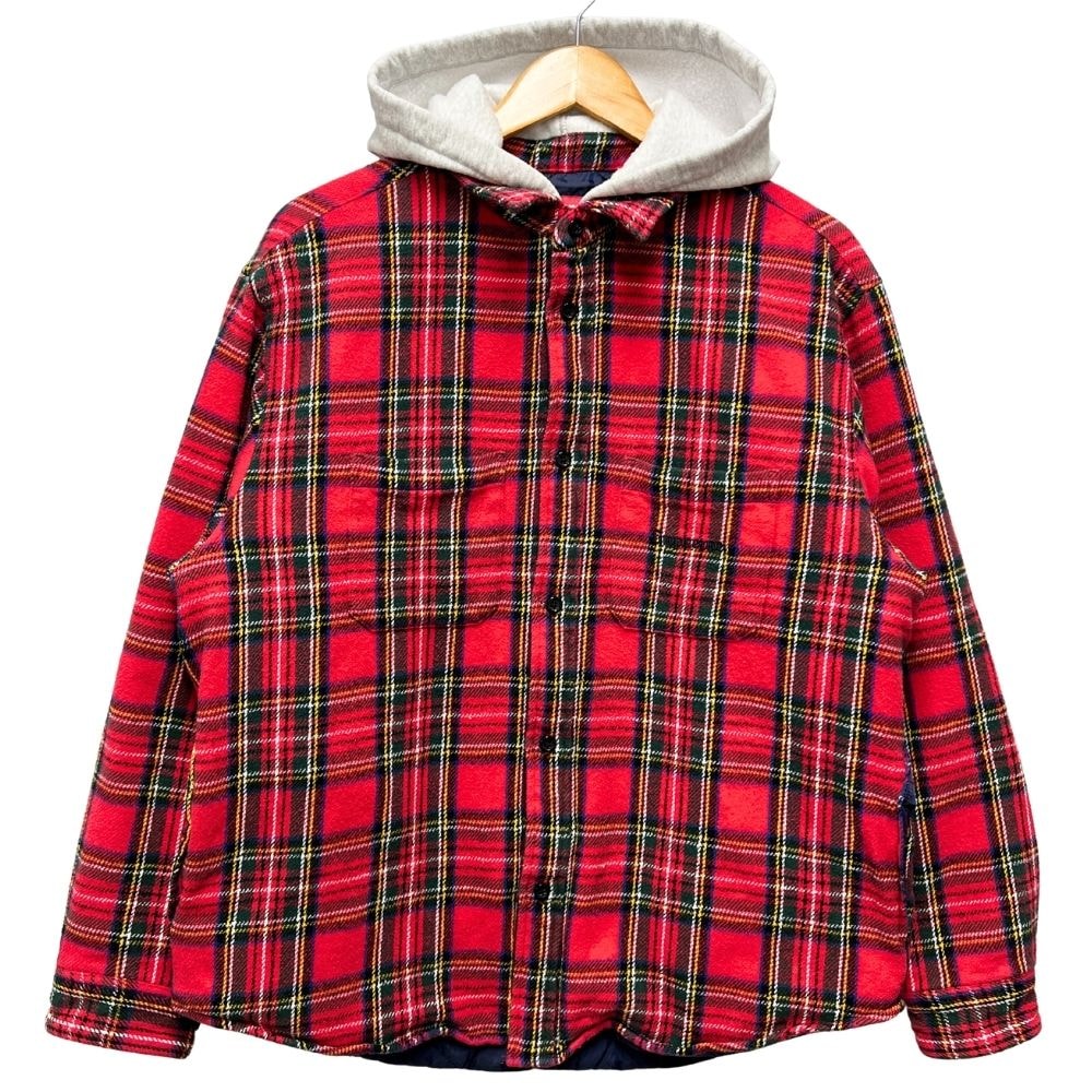 SUPREME シュプリーム 23AW Tartan Flannel Hooded Shirt フード タータンチェック フランネル シャツ 53559