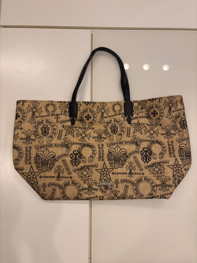 Chrome Hearts Stencil Beach Bag "Beige"