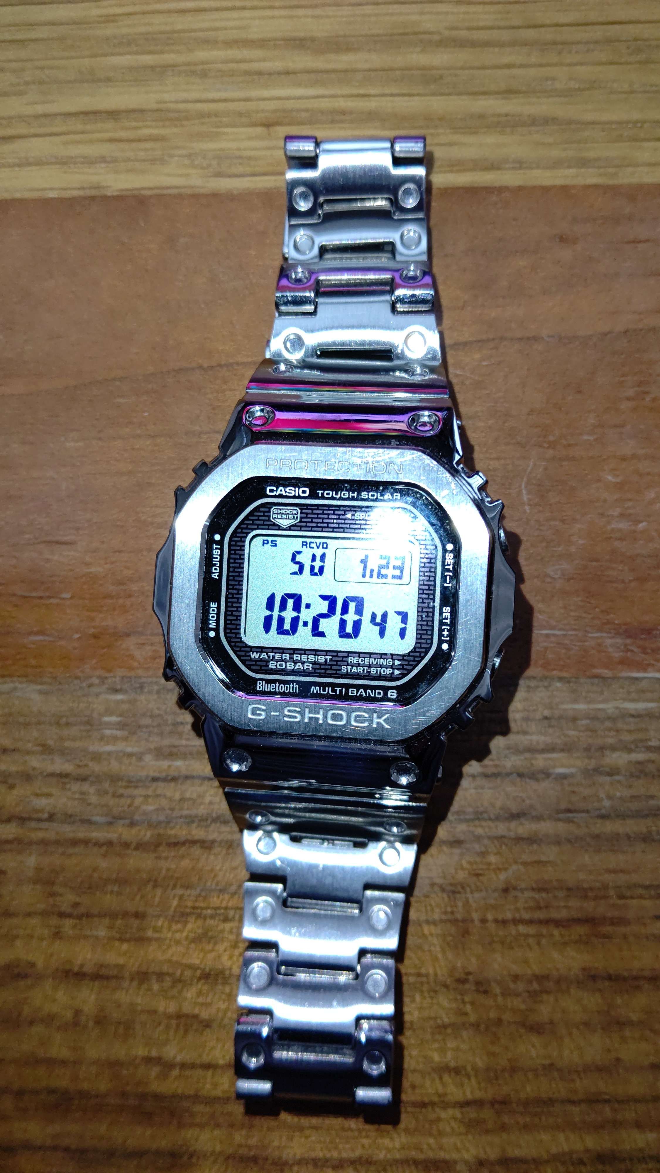 Casio G-Shock GMWB5000D-1 - 44mm in Stainless Steel