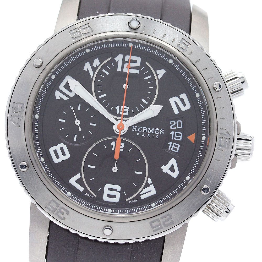 ☆良品 エルメス クリッパーダイバー CP2.941 メンズ 【中古】