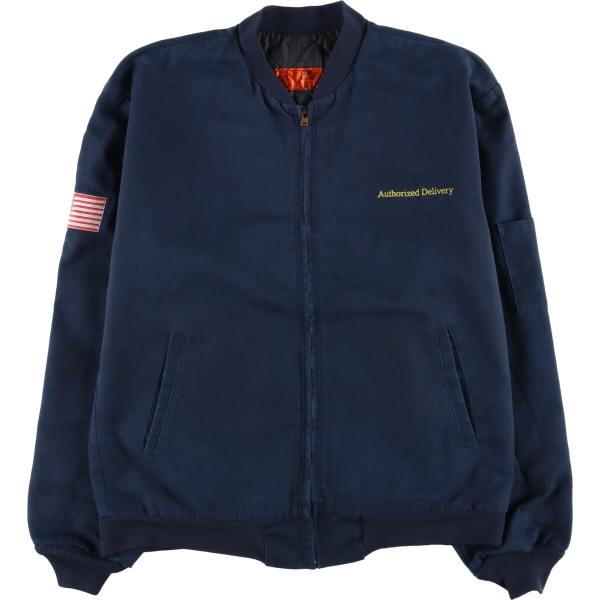 古着 レッドキャップ Red kap 星条旗柄 ワークブルゾン メンズM相当/eaa578583