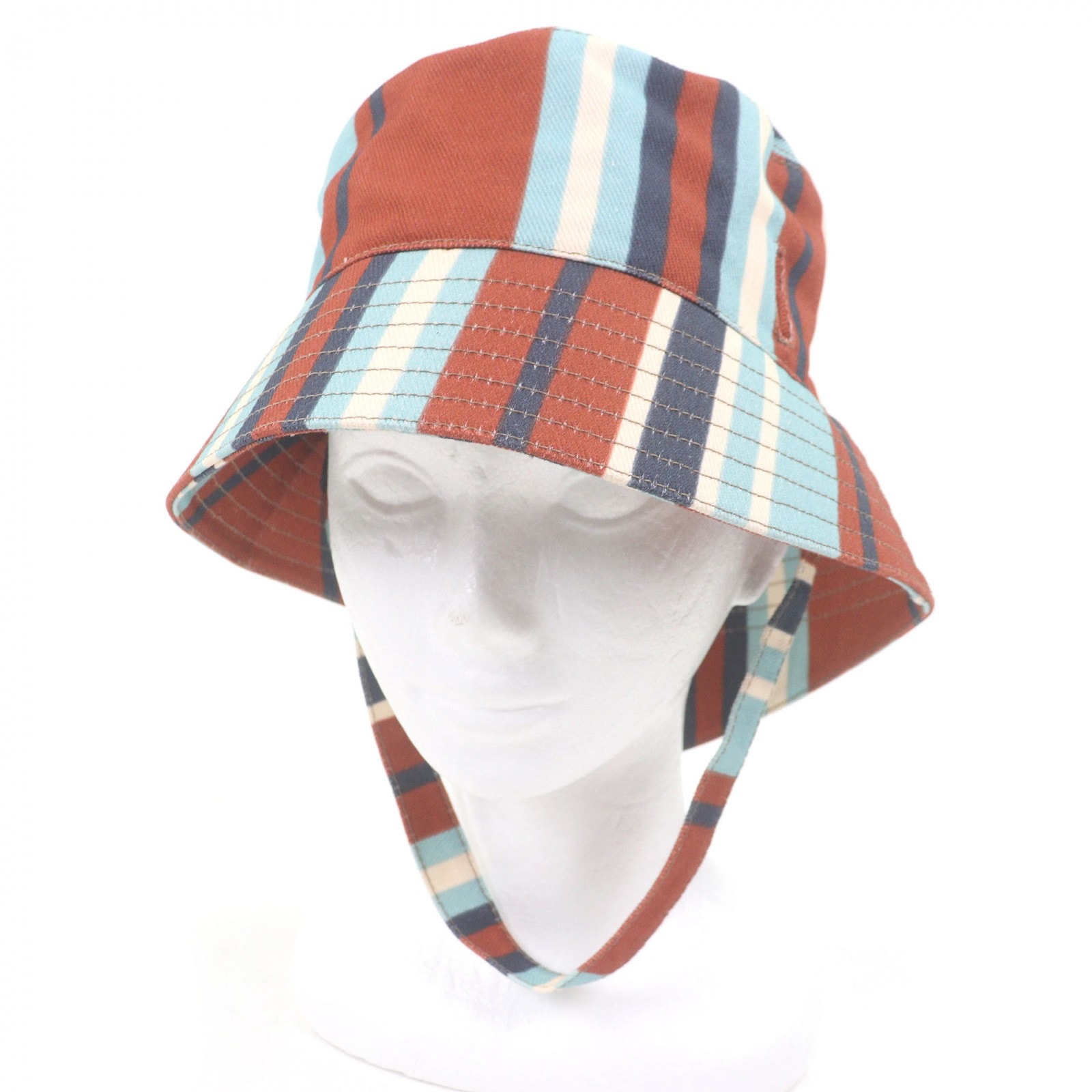 極美品 プラダ ハット ブラウン系 メンズ L 2HC282