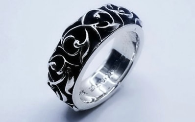 Chrome Hearts ETRNITY VINE BAND "Silver"
