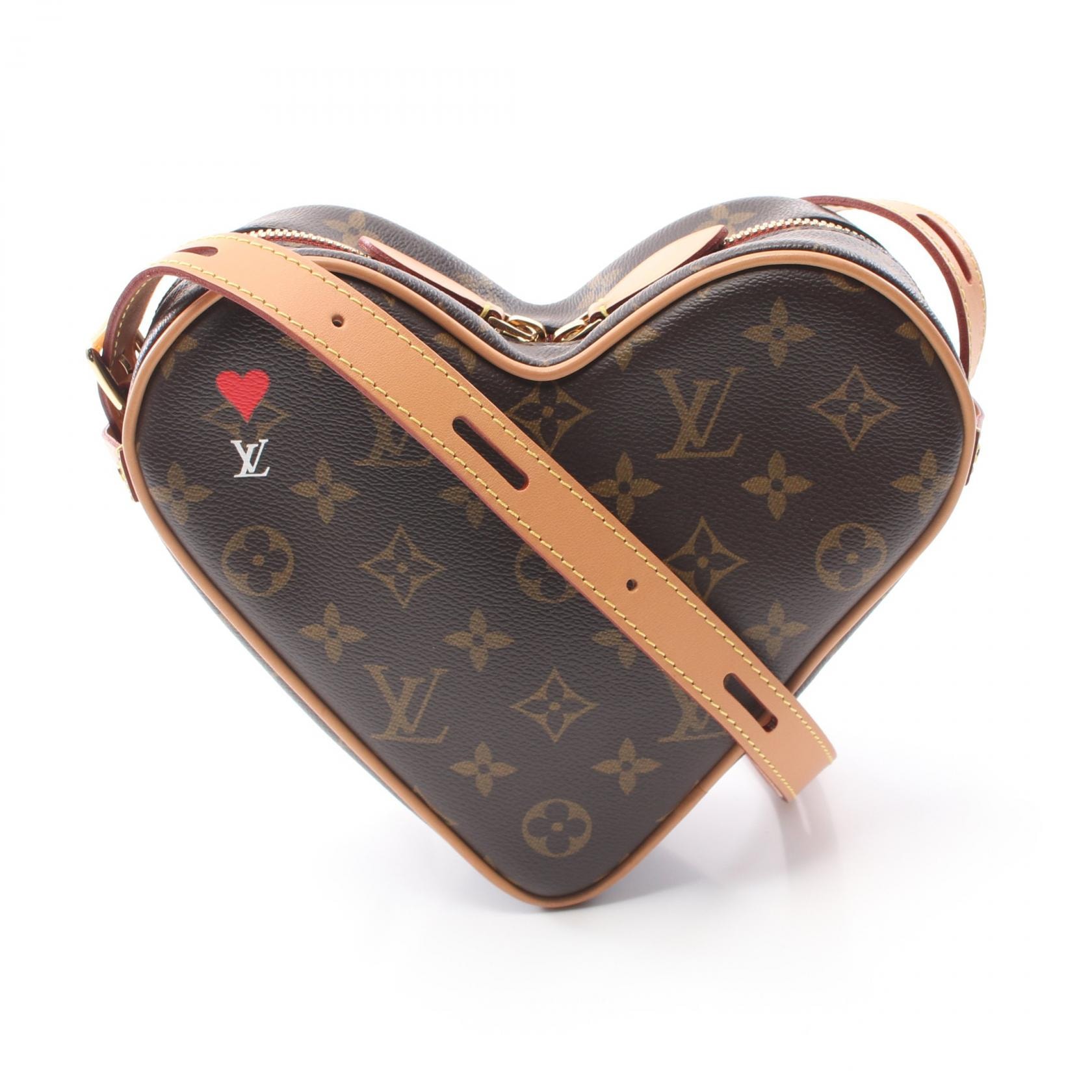 ルイ・ヴィトン LOUIS VUITTON サック クール ショルダーバッグ バッグ PVCコーティングキャンバス レザー モノグラム レディース ブラウン系 M57456 【中古】