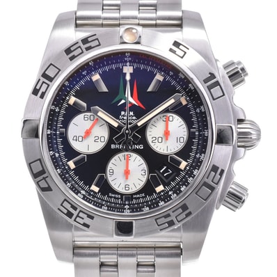値下 ブライトリング BREITLING AB0110 クロノマット 44 クロノグラフ 自動巻き メンズ 美品 箱付き Q#146503