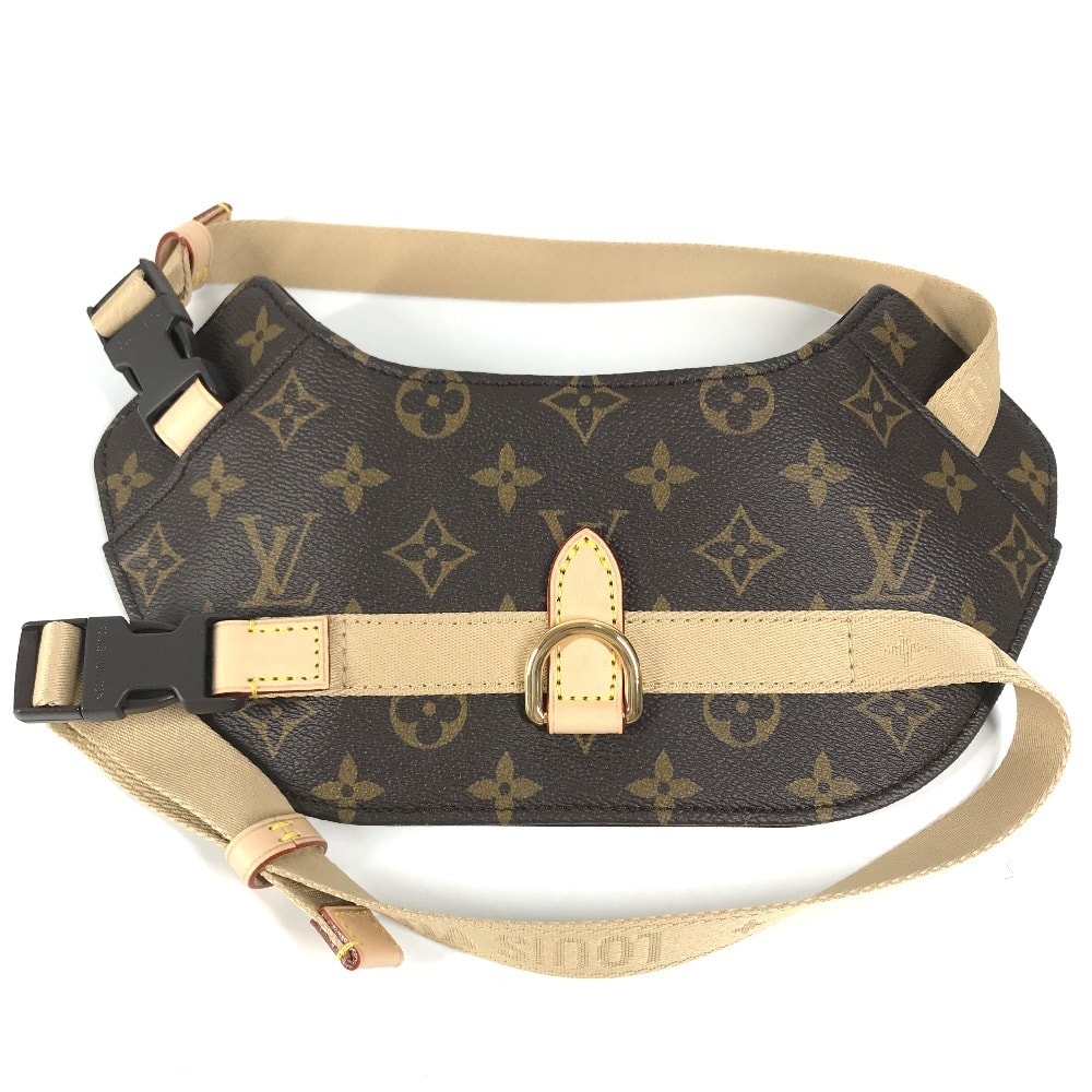 ルイヴィトン LOUIS VUITTON ドッグ ハーネス MM GI1222 モノグラム 犬用 ペット わんちゃん 雑貨 モノグラムキャンバス ブラウン 未使用