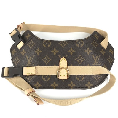 ルイヴィトン LOUIS VUITTON ドッグ ハーネス MM GI1222 モノグラム 犬用 ペット わんちゃん 雑貨 モノグラムキャンバス ブラウン 未使用