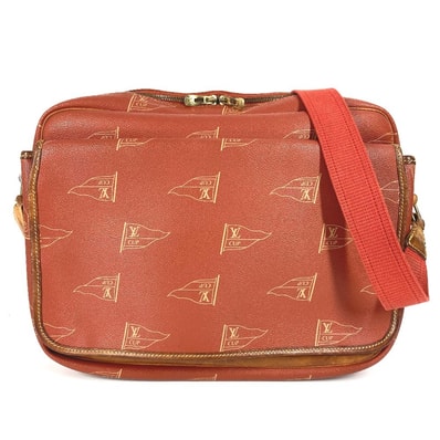 ルイヴィトン LOUIS VUITTON カルヴィ M80028 LVCUP ルイヴィトンカップ カバン 斜め掛け フラップ メッセンジャーバッグ ショルダーバッグ キャンバス アボガ二― オレンジ