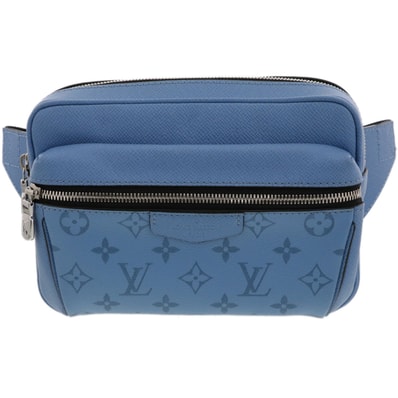 LOUIS VUITTON ルイ・ヴィトン アウトドア バムバッグ ボディバッグ M30748 タイガラマ ブルー メンズ【中古】