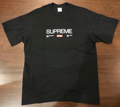 Supreme Est. 1994 Tee "Black"