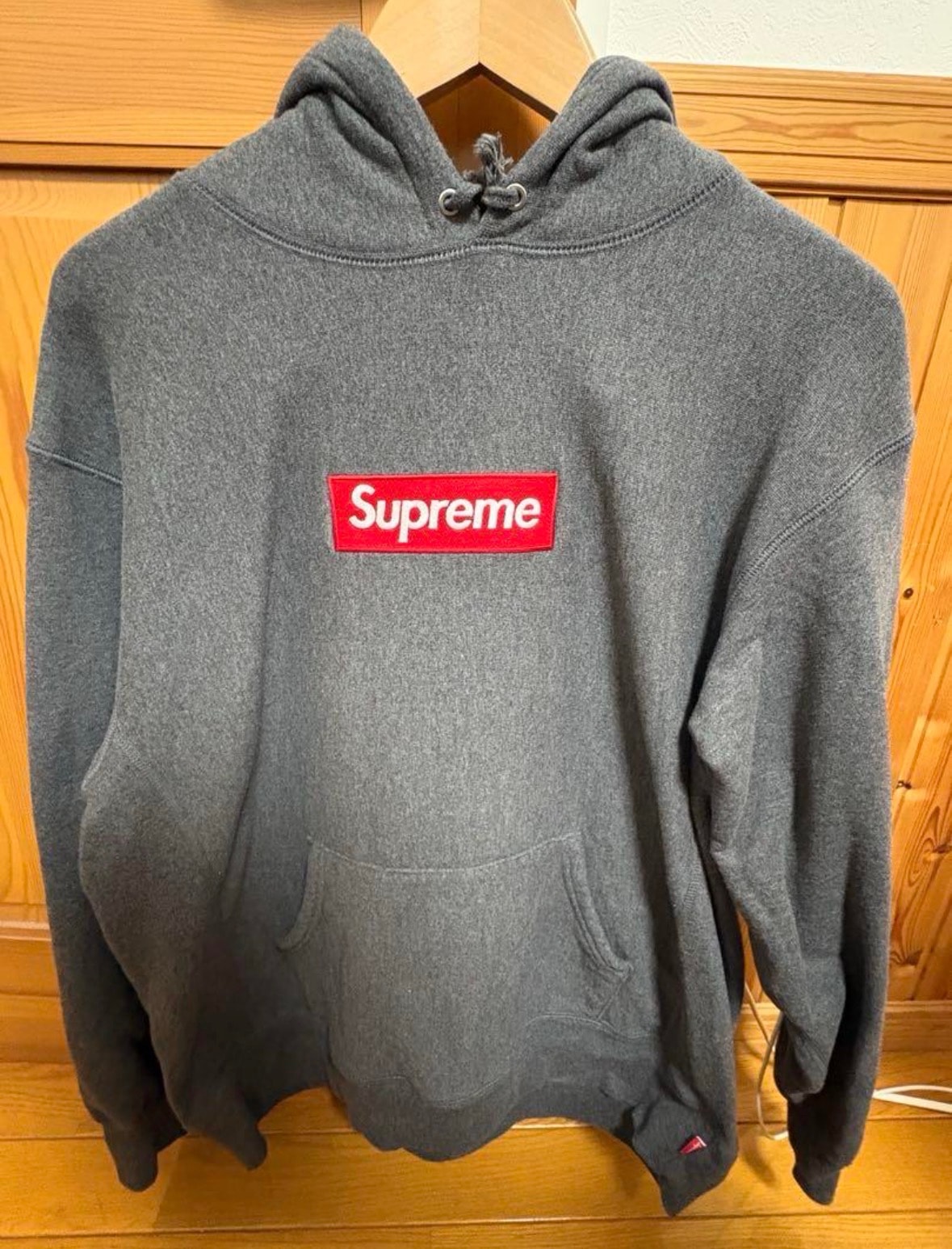 Supreme Box Logo Hooded Sweatshirt "Charcoal" (21FW)