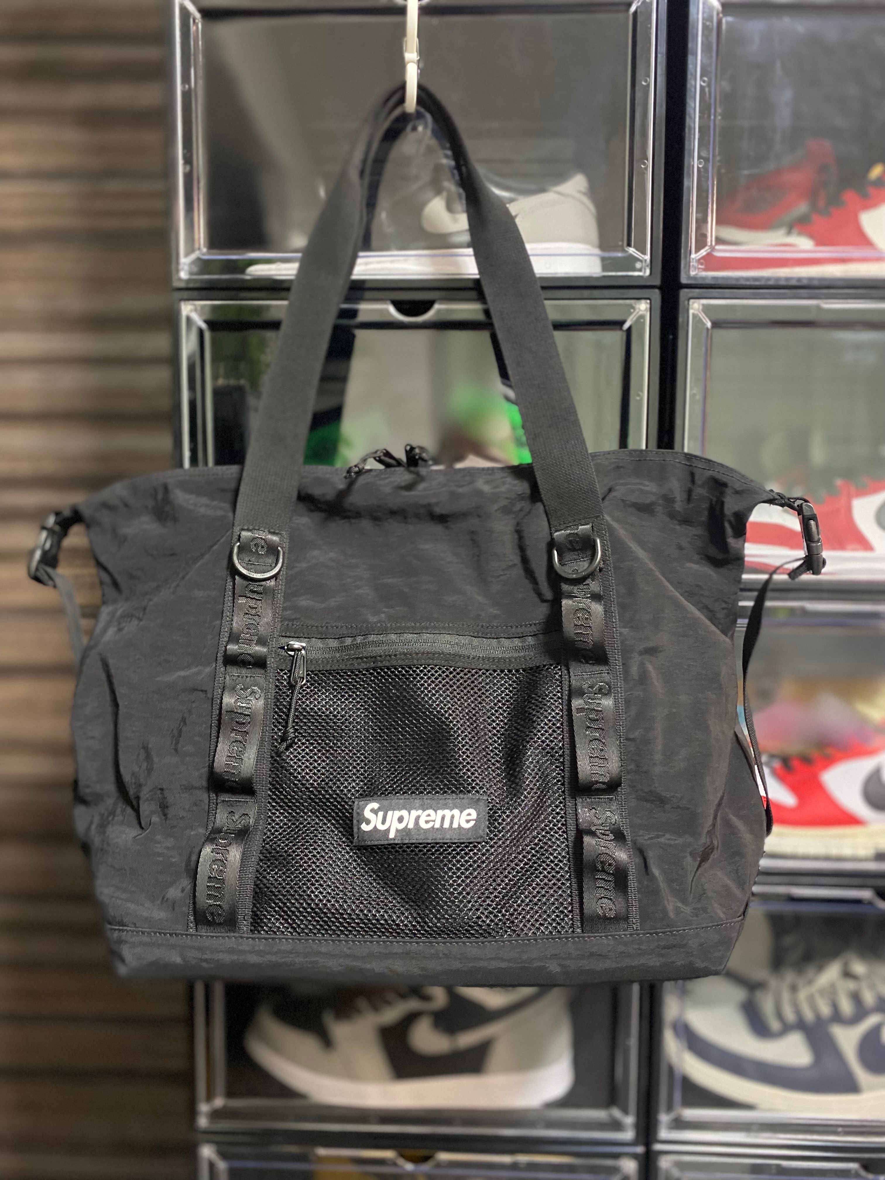 Supreme Fat Tip Jacquard Denim Sling Bag 