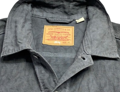 Stussy x LEVI'S Dyed Jacquard Trucker Jacket "Black"