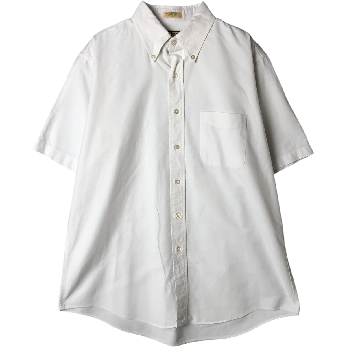 古着 90年代 エルエルビーン L.L.Bean 半袖 ボタンダウンシャツ USA製 メンズL相当 ヴィンテージ/eaa581357