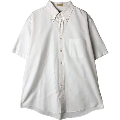 古着 90年代 エルエルビーン L.L.Bean 半袖 ボタンダウンシャツ USA製 メンズL相当 ヴィンテージ/eaa581357
