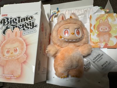 POP MART THE MONSTERS (LABUBU) Big into Energy Series Plush Pendant HAPPINESS