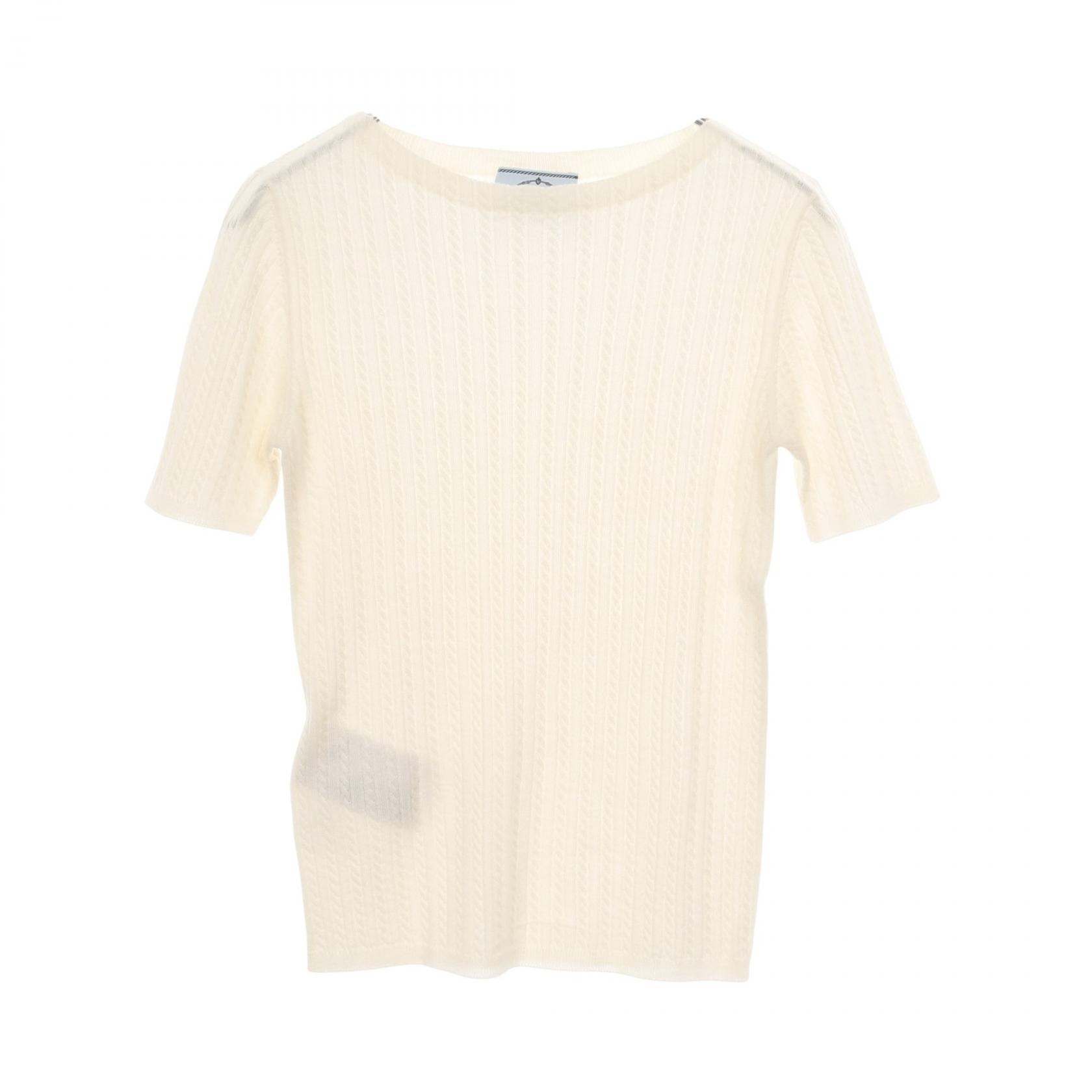 プラダ PRADA ニット 衣料品 トップス ウール レディース ホワイト系 【中古】