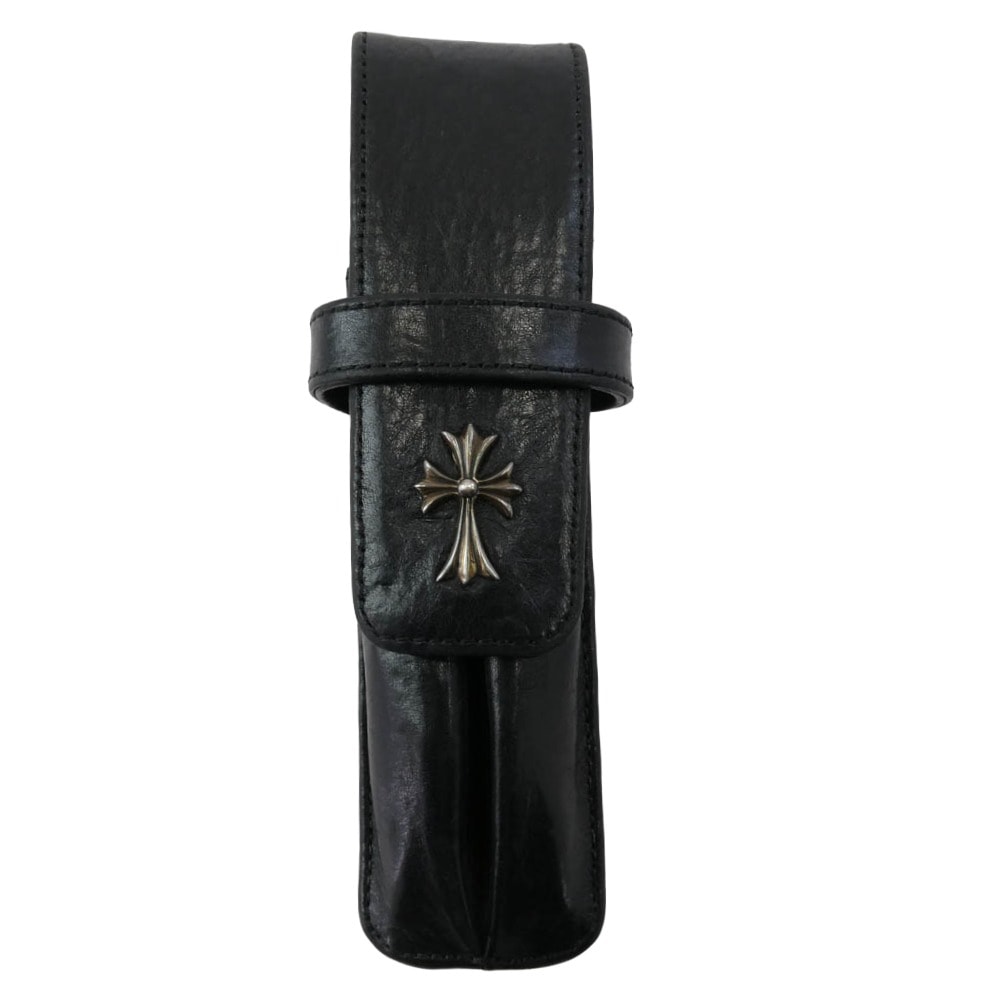 Chrome Hearts Tiny CH Cross Pen Case "Black"