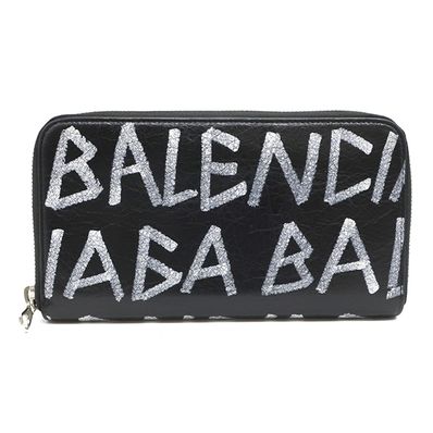 バレンシアガ 長財布 グラフィティ ラウンドファスナー 510477