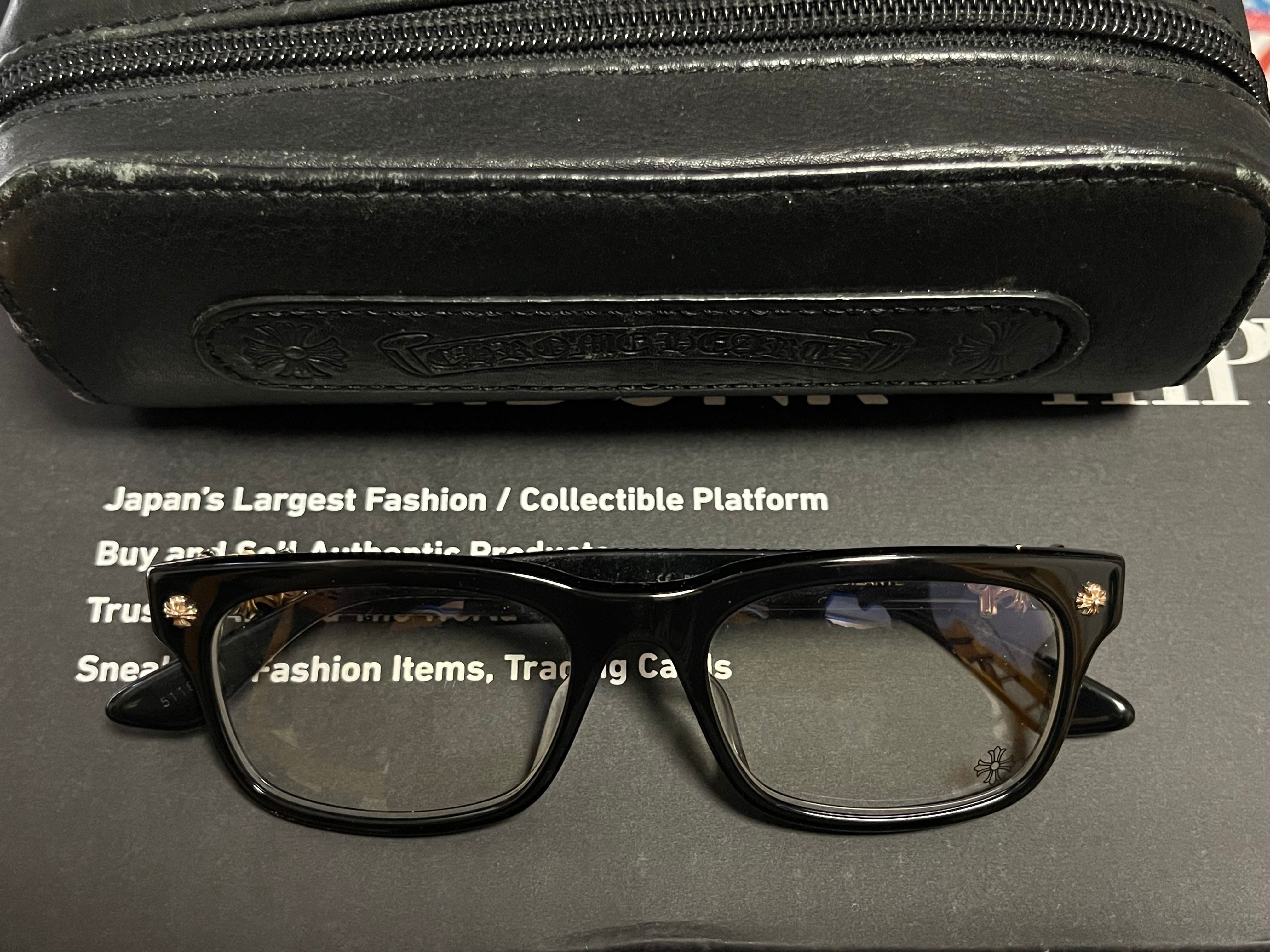 CHROME HEARTS VAGILANTE メガネ ゴールド