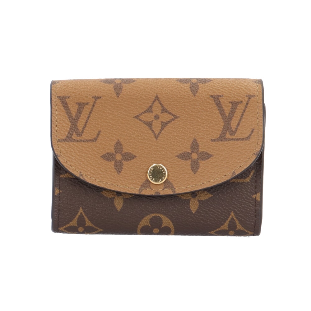 ルイヴィトン ポルトモネ ロザリ モノグラムリバース コインケース モノグラムリバース M82333 レディース LOUIS VUITTON  中古