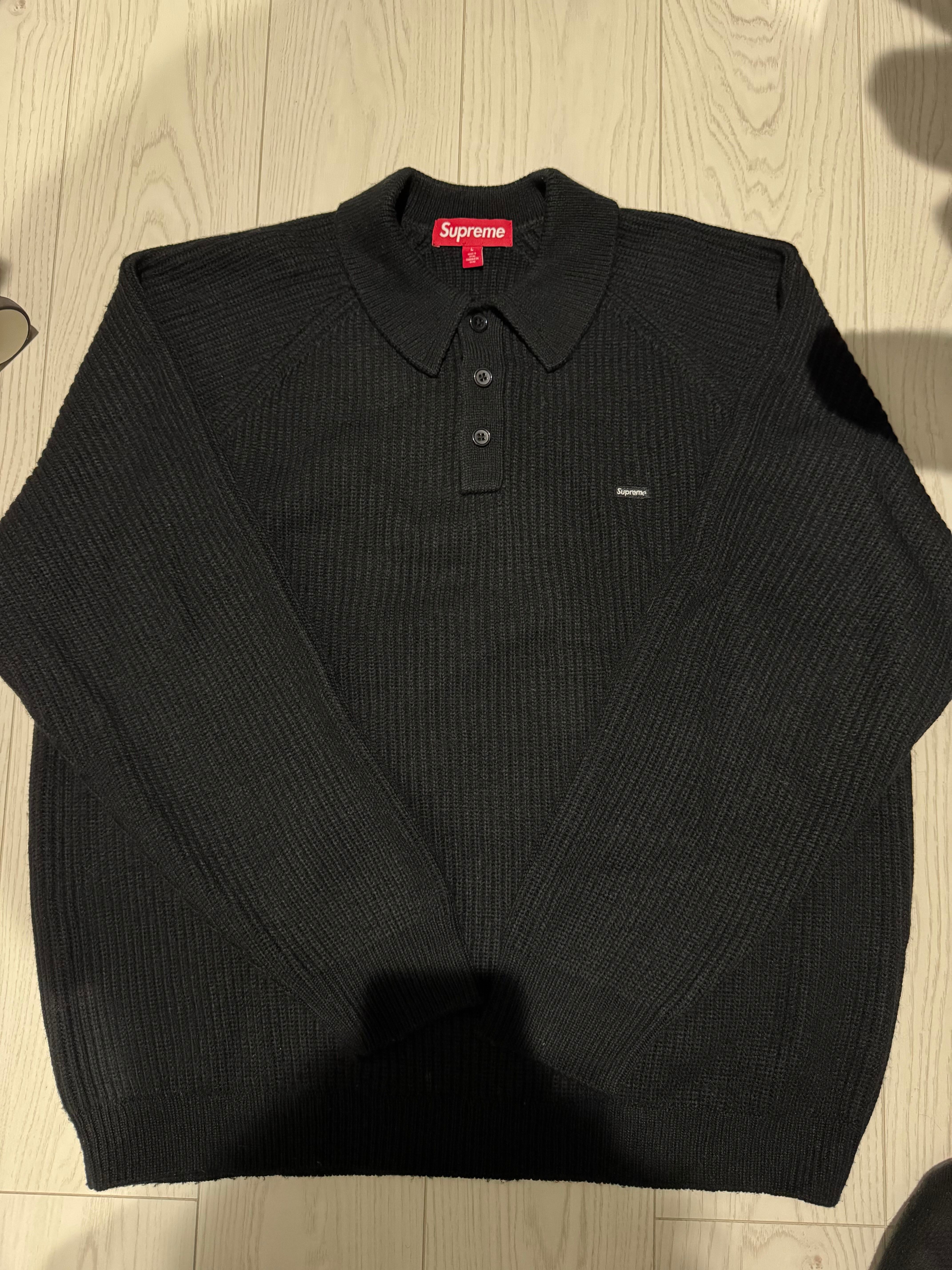 Supreme Small Box Polo Sweater 