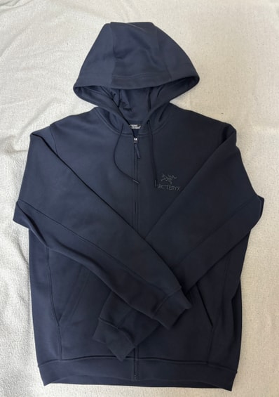 ARC'TERYX Emblem Fleece Full Zip Hoody Men's "Black Sapphire" X000009929