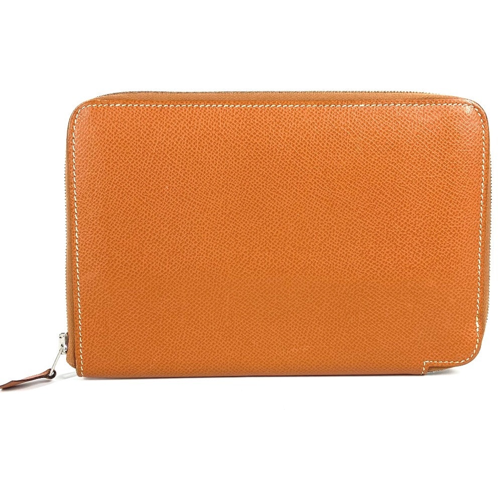 エルメス HERMES アザップ コンバイン ラウンドファスナー トラベルケース ロングウォレット 長財布 エプソン ゴールド