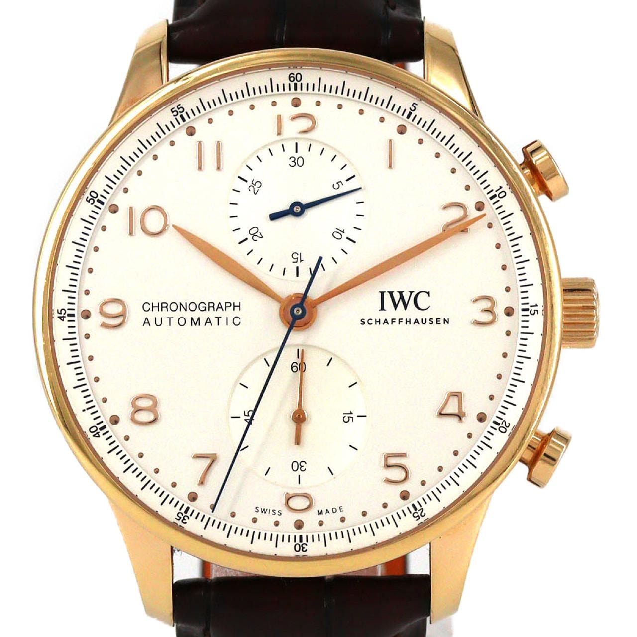 【ノーメンテナンス還元価格】IWC ポルトギーゼクロノグラフ RG IW371611 PG・RG 自動巻