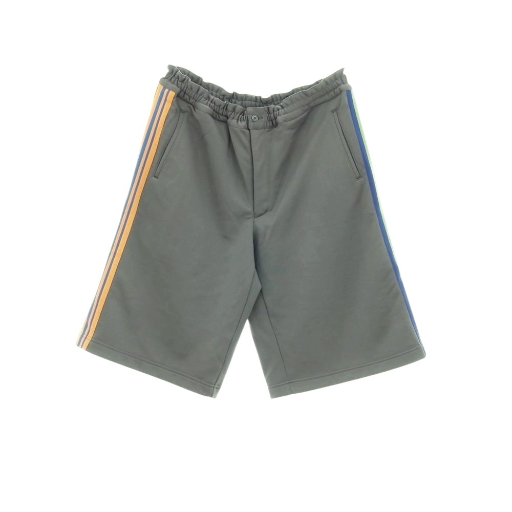 【中古】コムデギャルソン オムドゥ COMME des GARCONS HOMME DEUX 2025年春夏 ポリエステルコットン ハーフパンツ ショートパンツ ジャージ グレー系【サイズXL】【メンズ】