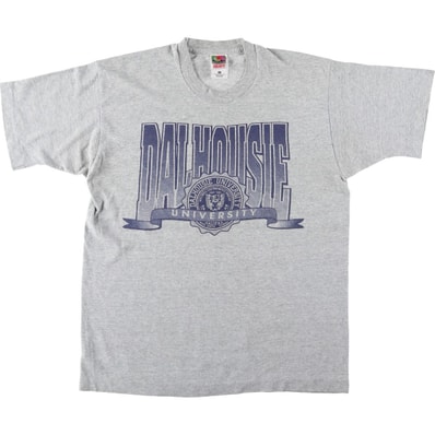 古着 00年代 フルーツオブザルーム FRUIT OF THE LOOM カレッジTシャツ カナダ製 メンズL相当/eaa650982