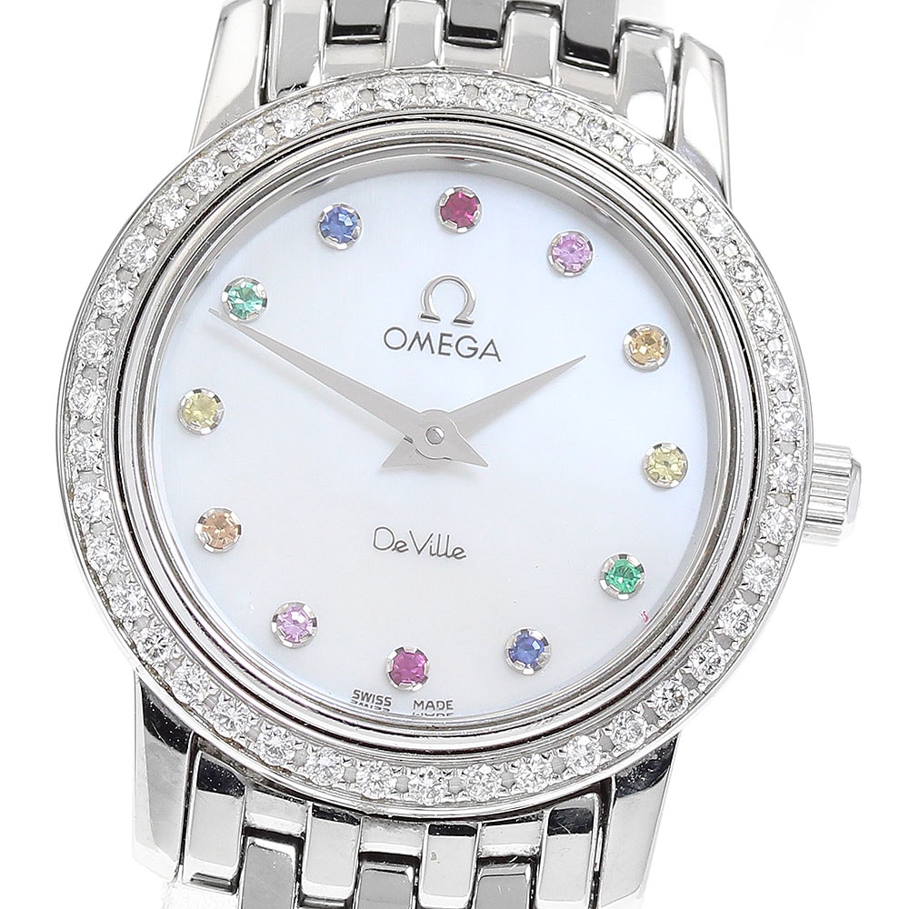 オメガ デビル 4577.77 レディース 【中古】