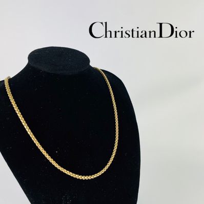 【即日発送】Dior ディオール ゴールド ネックレス シンプル CD