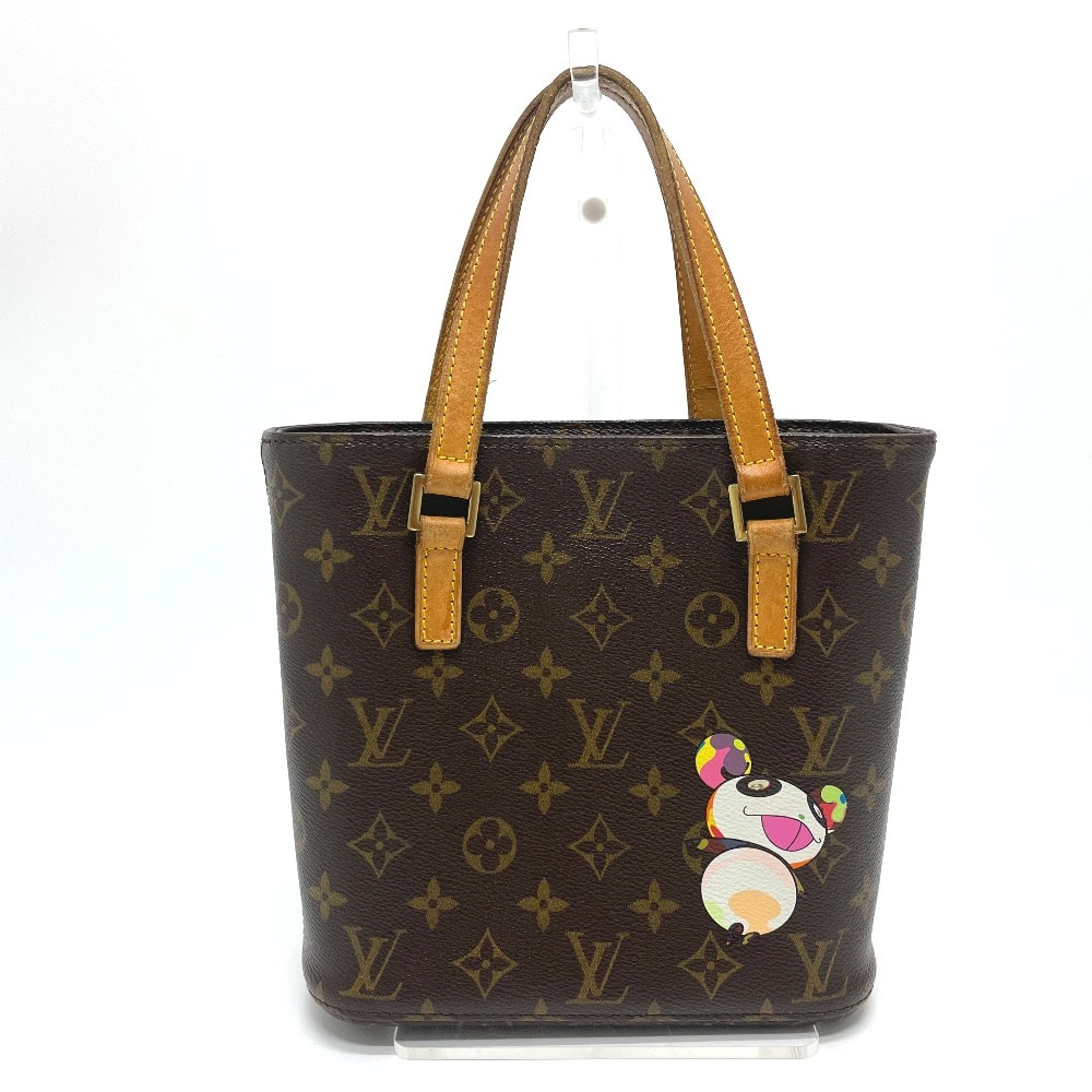 ルイヴィトン LOUIS VUITTON ヴァヴァンPM M51173 モノグラム パンダ カバン 村上隆コラボ ハンドバッグ モノグラムキャンバス ブラウン