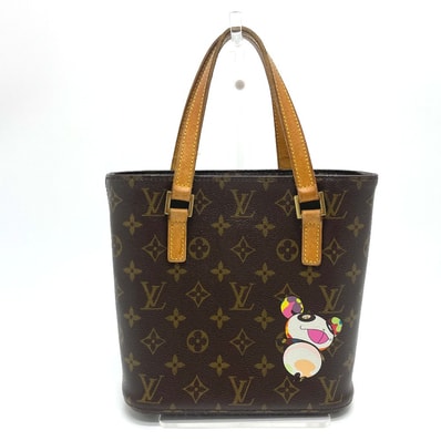 ルイヴィトン LOUIS VUITTON ヴァヴァンPM M51173 モノグラム パンダ カバン 村上隆コラボ ハンドバッグ モノグラムキャンバス ブラウン