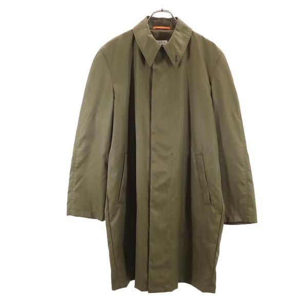 Paul Smith ポールスミス 日本製 ナイロン ステンカラーコート M カーキ