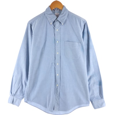 古着 90年代 ブルックスブラザーズ Brooks Brothers MAKERS 長袖 ボタンダウンシャツ USA製 メンズM相当 ヴィンテージ/eaa528677