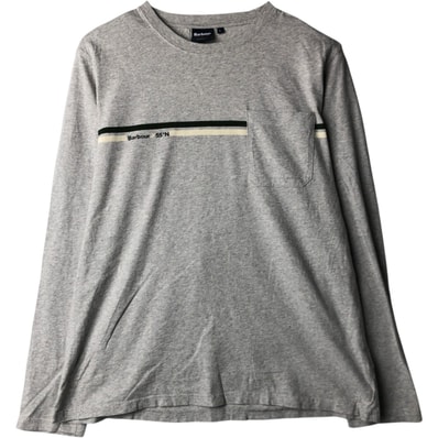 古着 バブアー Barbour TAILORED FIT ロングTシャツ ロンT メンズL相当/eaa636896