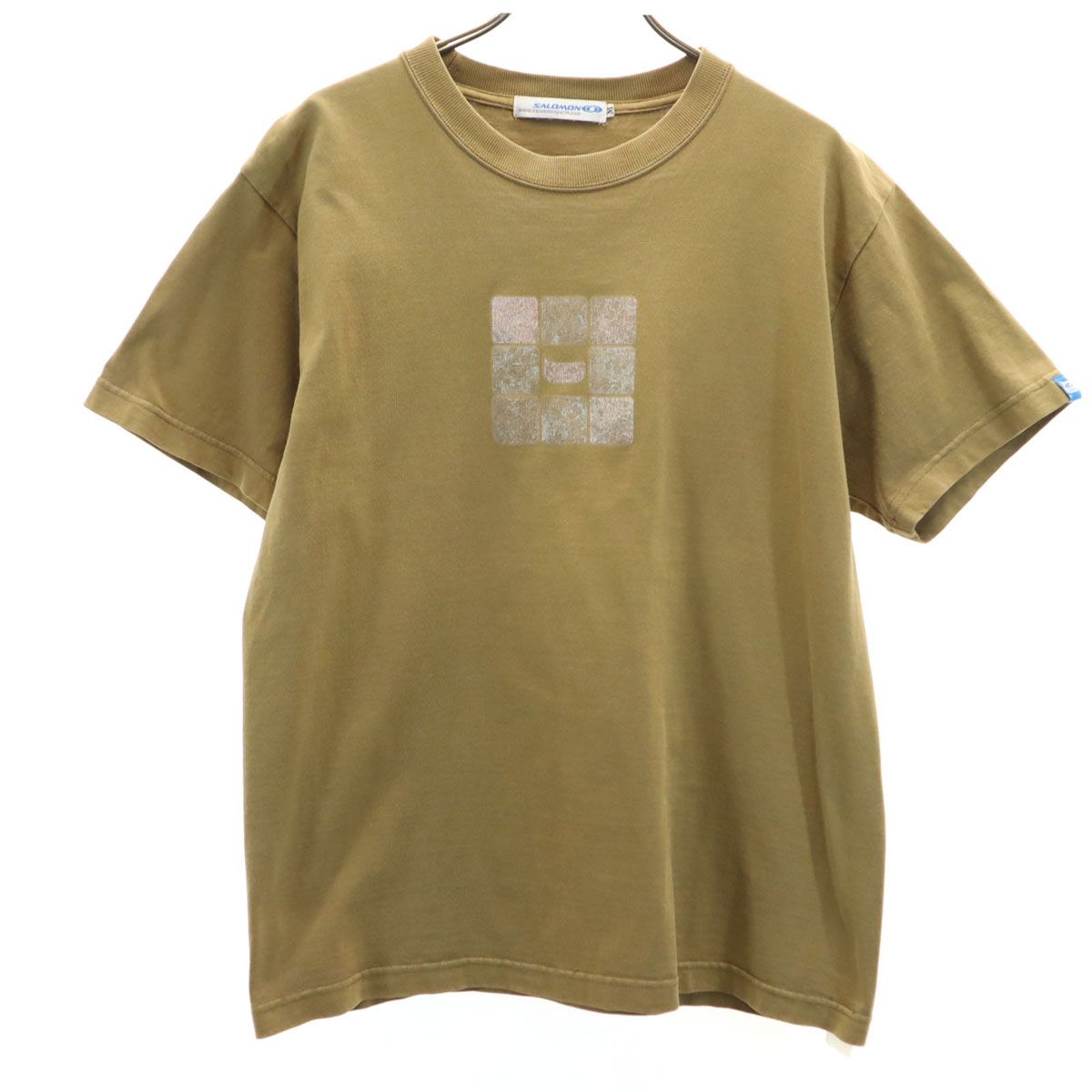 SALOMON サロモン 半袖 Tシャツ M ベージュブラウン