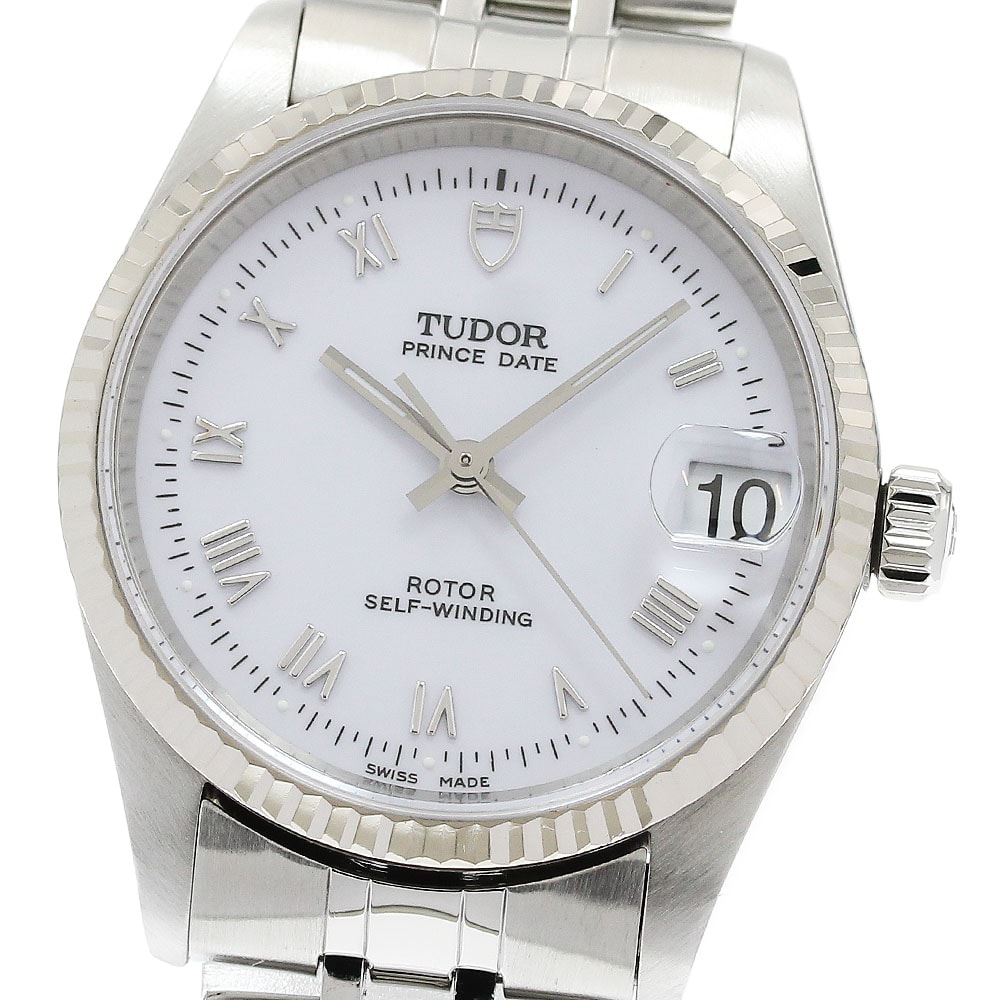 ★保 チュードル プリンス デイト WGベゼル 72034 ボーイズ 【中古】