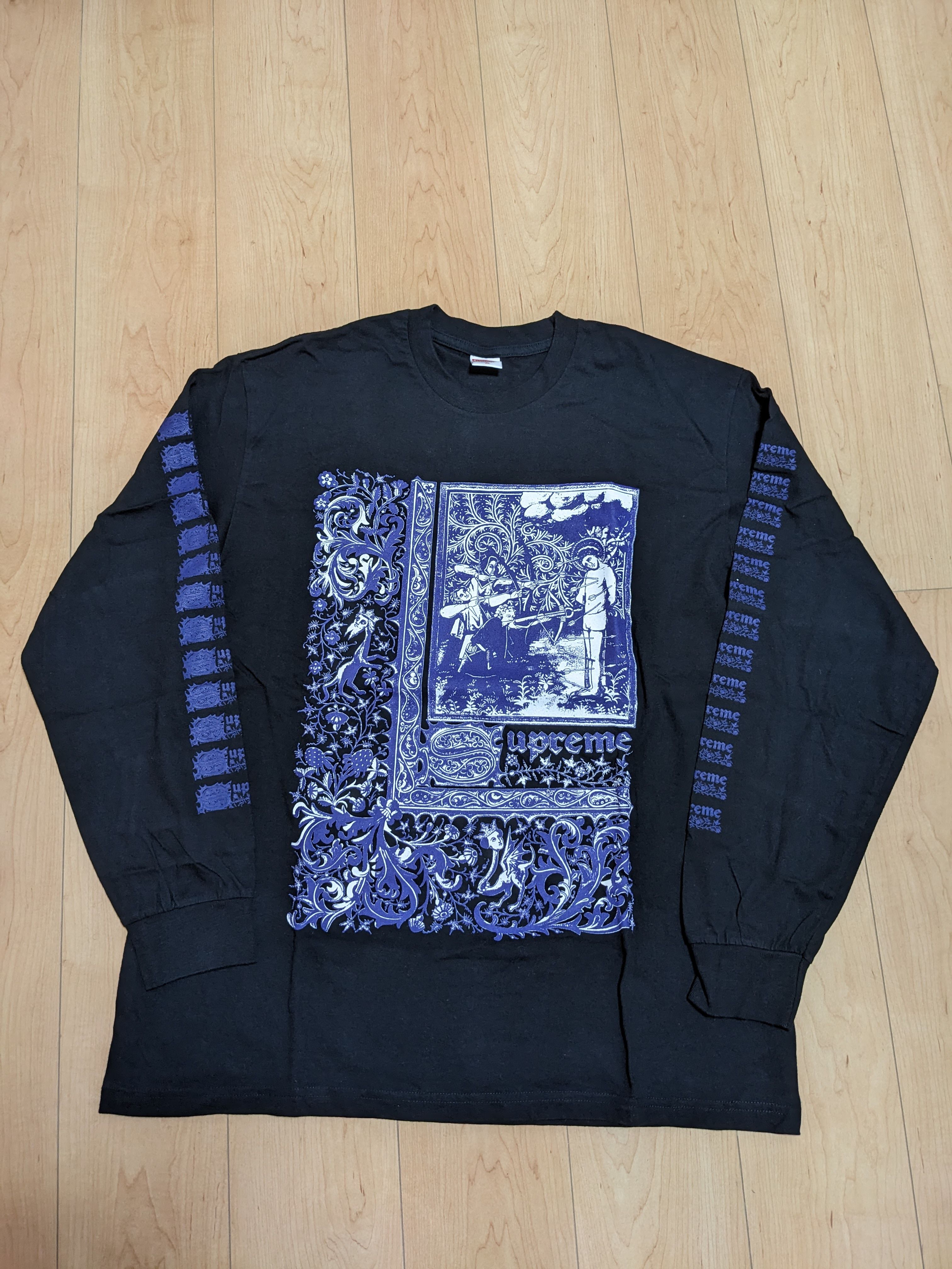 Supreme Saint Sebastian L/S Tee "Black"