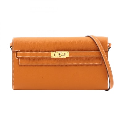 エルメス HERMES ケリートゥーゴー ショルダーバッグ バッグ レザー ヴォーエプソン ヴォーエプソン トフィ B刻印(2023年製造) レディース ブラウン系 【中古】