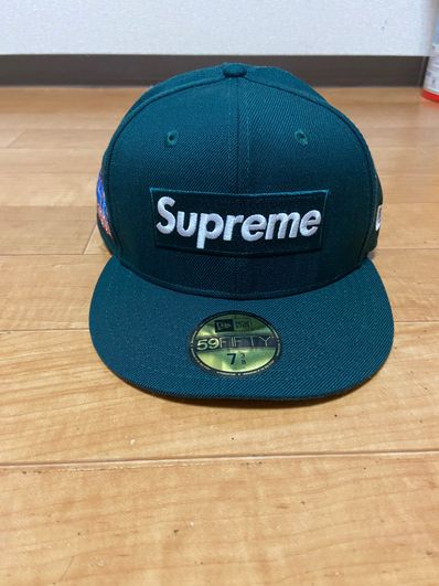 Supreme World Famous Box Logo New Era® "Dark Green"