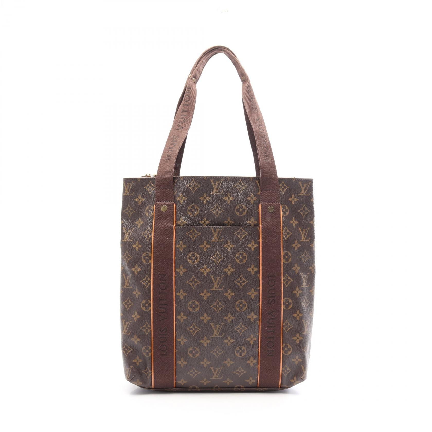 ルイ・ヴィトン LOUIS VUITTON カバ ボブール モノグラム トートバッグ バッグ PVCコーティングキャンバス レザー モノグラム メンズ レディース ブラウン系 M53013 【中古】