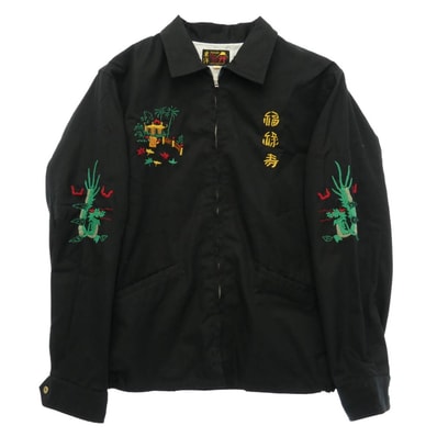 TAILOR TOYO テイラー東洋 TT15796 Mid 1960s Style Cotton Vietnam Jacket VIETNAM PANTHER スーベニアジャケット ベトジャン ブラック系 L【極上美品】【中古】