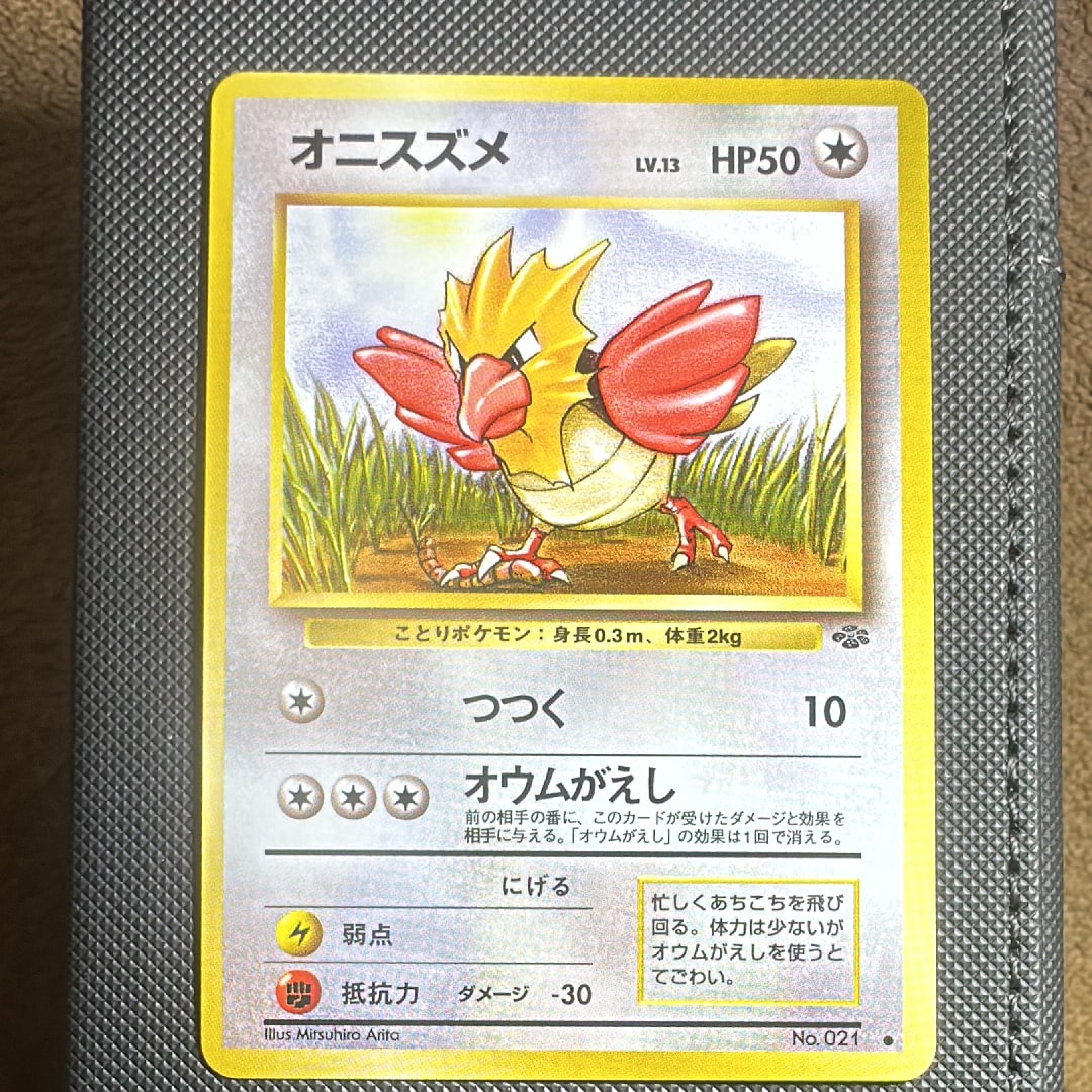 オニスズメ ● : 旧裏 [PMCG2 No.021](拡張パック「ポケモンジャングル」)