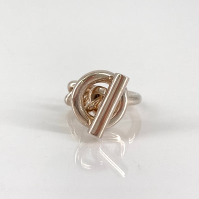 Hermes Croisette Ring GM Large Model "Silver"