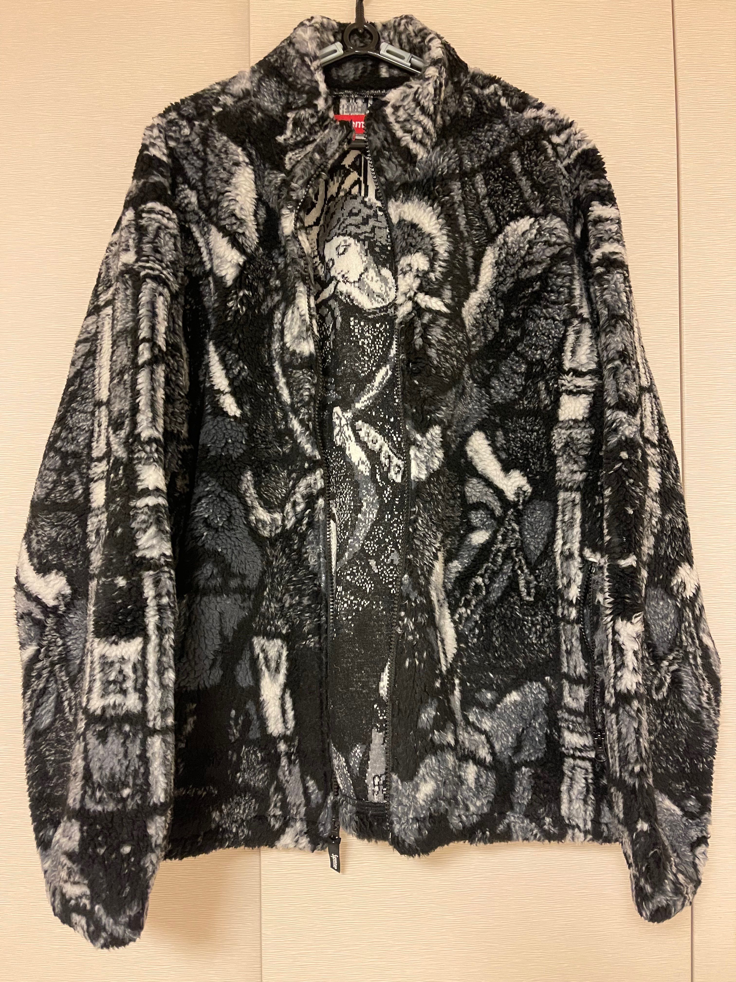 Supreme Saint Michael Fleece Jacket "Black"
