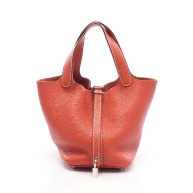 エルメス HERMES ピコタンロックPM ルージュベネチアン ハンドバッグ バッグ トリヨンクレマンス トリヨンクレマンス □O刻印(2011年製造) レディース レッド系 【中古】