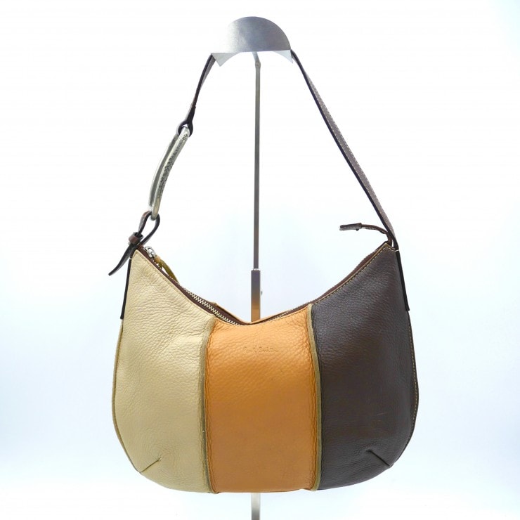 Paul Smith(ポール・スミス)レザー ワンショルダーバッグ マルチカラー シボレザー レディース【中古】